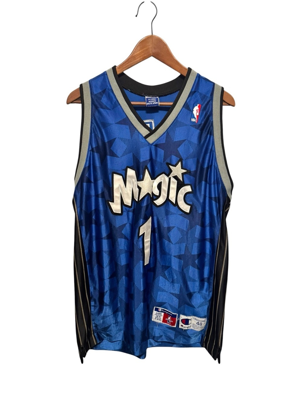 Vtg Champion Authentic Orlando Magic Tracy McGrady Jersey size XL